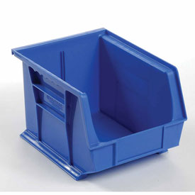 269683BL Hanging & Stacking Storage Bin, 8.25 x 10.75 x 7 in. - Blue