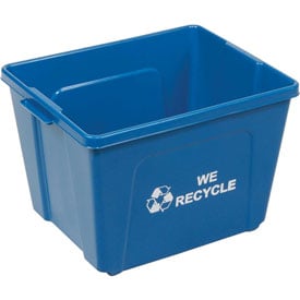 240771 Recycling Bin - 14 gal - Blue