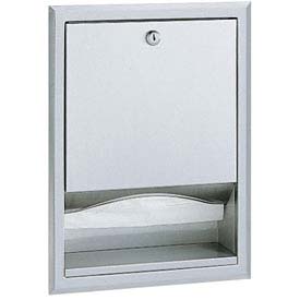 Picture of Bobrick Washroom Equipment B489196 Classic Series Recessed Paper Towel Dispenser&#44; Stainless Steel