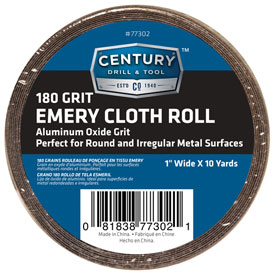 B2139556 Emery Cloth Shop Roll, 10 Yards, 1 in. - 180 Grit