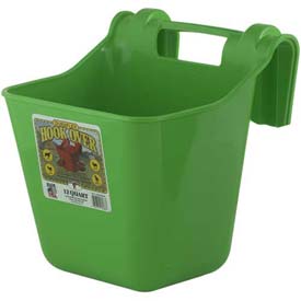 B900475 Little Giant Hook Over Feeder, Impact-Resistant Plastic, 12 qt. - Lime Green
