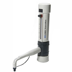 B807574 DispensMate Plus Bottletop Dispenser, 45 mm Thread, 1-10 ml - Gray