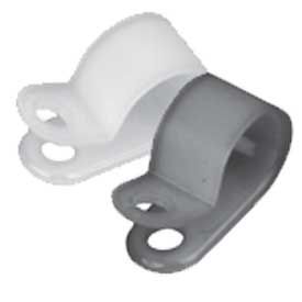 Nylon Cable Clamps - 0.38 in. Diameter - Pack of 100 - Durable and Versatile