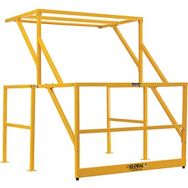 Mezzanine Safety Pivot Gate K&D, Yellow