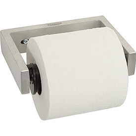 Picture of Bobrick Washroom Equipment B489425 Single Toilet Tissue Dispenser - Controlled Delivery&#44; Satin
