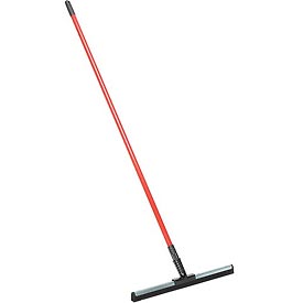 Commercial Flex Blade Floor Squeegee with Handle - Black/Red