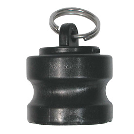 B187250 1 in. Polypropylene Camlock Fitting - Dust Plug Thread