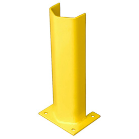 Picture of Bluff Manufacturing 442974YL 0.25 in. Thick 18 in. Steel Post Protector&#44; Yellow