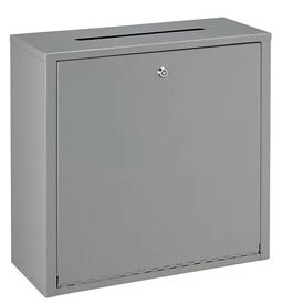 443491 Inter-Office Mailbox, Large - 18 x 7 x 18 in. - Gray