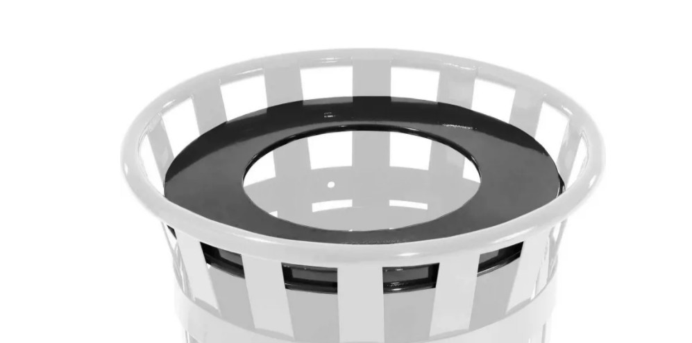 Flat Lid - 36 gal, Black