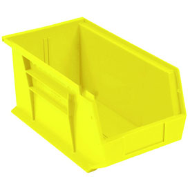 269689YL Plastic Storage Parts Storage Bin, 5.5 x 14.75 x 5 in. - Yellow