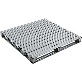 298534 Galvanized Steel Pallet - 48 x 48 x 4.75 in.