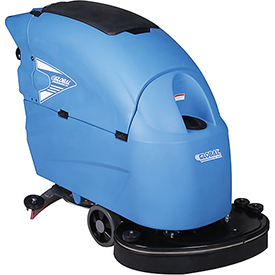 Auto Floor Scrubber 26 in. Cleaning Path, Traction Drive, Two 115 amp Batteries - Blue