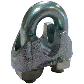 Picture of Advantage Sales & Supply B1461436 Malleable Steel Zinc Plated Wire Rope Clip - 0.19 in. Dia.