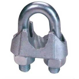 B1121890 0.13 in. Drop Forged Wire Rope Clip - Pack of 50, Hot Dip Galvanized