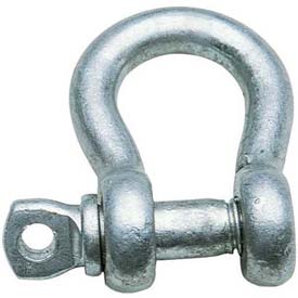 B1121899 0.38 in. Galvanized Screw Pin Anchor Shackle - Pack of 10