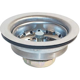 Krowne 23-123 3 1/2 Kitchen Sink Drain w/ Basket, Stainless Steel