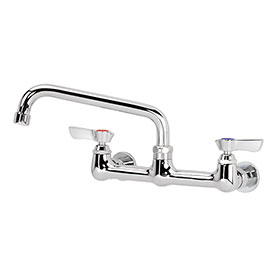 Picture of Krowne B2169952 Silver Series 8 in. Center Wall Mount Faucet&#44; 8 in. Spout