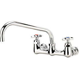 Picture of Krowne B2169968 Royal Series 0.75 in. Full Flow Wall Mount Faucet&#44; 14 in. Spout Compliant