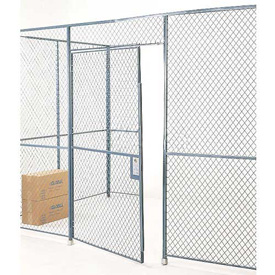 Wire Mesh Hinged Door - Gray - 8 x 3 in.