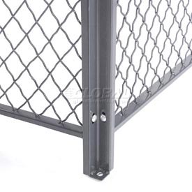 Durable Steel Corner Post - Gray - 10 ft - Extra Strength Design