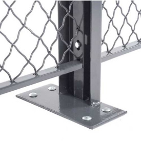Channel Stiffener Post - Gray - 10 ft.