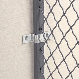 Wall Clamp Kit - Gray - Set of 3 Wall Clips - Durable Steel Construction