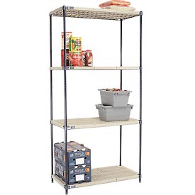 331496N Vented Plastic Shelving, 42 x 18 x 86 in.