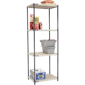Starter Unit 24 D, 30 in W, 86 in H, 4 Shelves, Tan