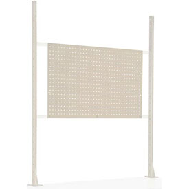 Workbench Pegboard Riser - Tan - 48 in. - Durable Steel