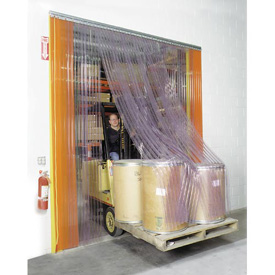Picture of Global Industrial 786137 Scratch Resistant Strip Door Curtain - 14 x 12 ft.