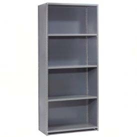 Add-On Steel Shelving - Gray - 48 x 18 x 97 in. - 5 Shelves - Heavy Duty