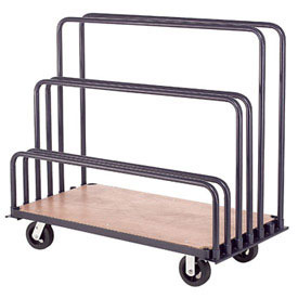 Adjustable Mobile Sheet Rack - Blue - 60 x 30 x 36 in. - Heavy-Duty Design