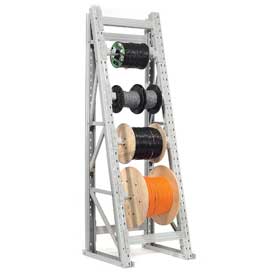 Heavy-Duty Reel Rack Starter Unit - Gray - 36 x 36 x 120 in. - 4000 lb Capacity
