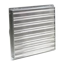 Exhaust Fan Shutter - Aluminum/Steel - 30 in. - Durable Design
