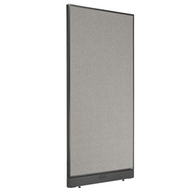 Picture of Global Industrial 238636EGY Electric Office Partition Panel&#44; 36.25 x 76 in. - Gray