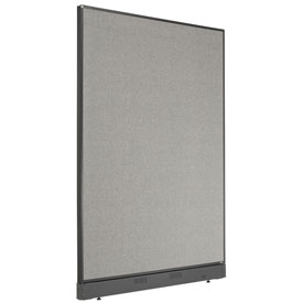 Picture of Global Industrial 238637PGY Office Partition Panel with Pass-Thru Cable&#44; 48.25 x 64 in. - Gray