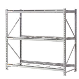 Extra High Capacity Bulk Rack - Gray - 60 x 48 x 72 in. - Starter Unit - Heavy-Duty Design