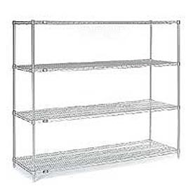36725C 54 in.  Chrome Wire Shelving - 72 x 36 in.