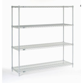 54 in.  Chrome Wire Shelving - Chrome - 60 x 18 in.