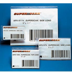 Label Holders, 3" x 5", Clear, Full Magnetic (50 pcs/pkg)