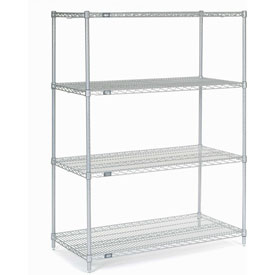 Nexel Chrome Wire Shelving 48 x 24 x 54 in.