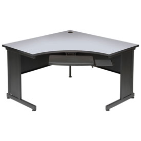 48 in. Corner Desk - Gray - 48 in.