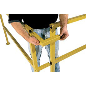 Guard Rail Corner Connector, Yellow