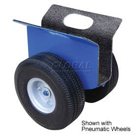 PLDL-HD-4-8MR 8 in. Plate & Slab Cradle Dolly with Rubber Wheels - Capacity 1200 lbs