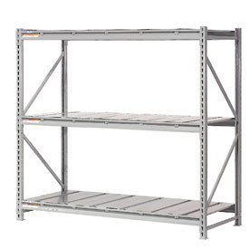 Extra High Capacity Bulk Rack - Steel Deck - 96x24x72 in. - Starter Unit - Heavy Duty