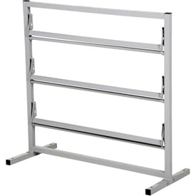 Three Tier Roll Paper Dispenser - Gray - 36 in. - Steel Construction