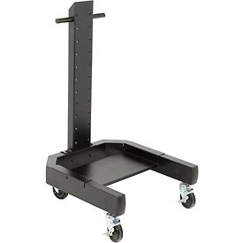 Picture of Global Industrial 239146BK 40 in. Mobile Post with Caster Base - Black