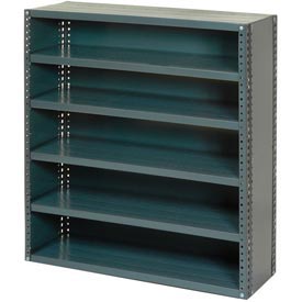 Picture of Global 239606 36 x 12 x 73 in. Steel Closed Shelving with 11 Shelves & No Bin
