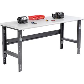 Plastic Laminate Safety Edge Workbench - Black - 72 x 36 in.